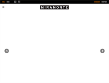 Tablet Screenshot of hotelmiramonte.com